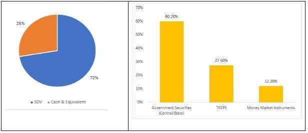 dsp governement security fund portfolio composition