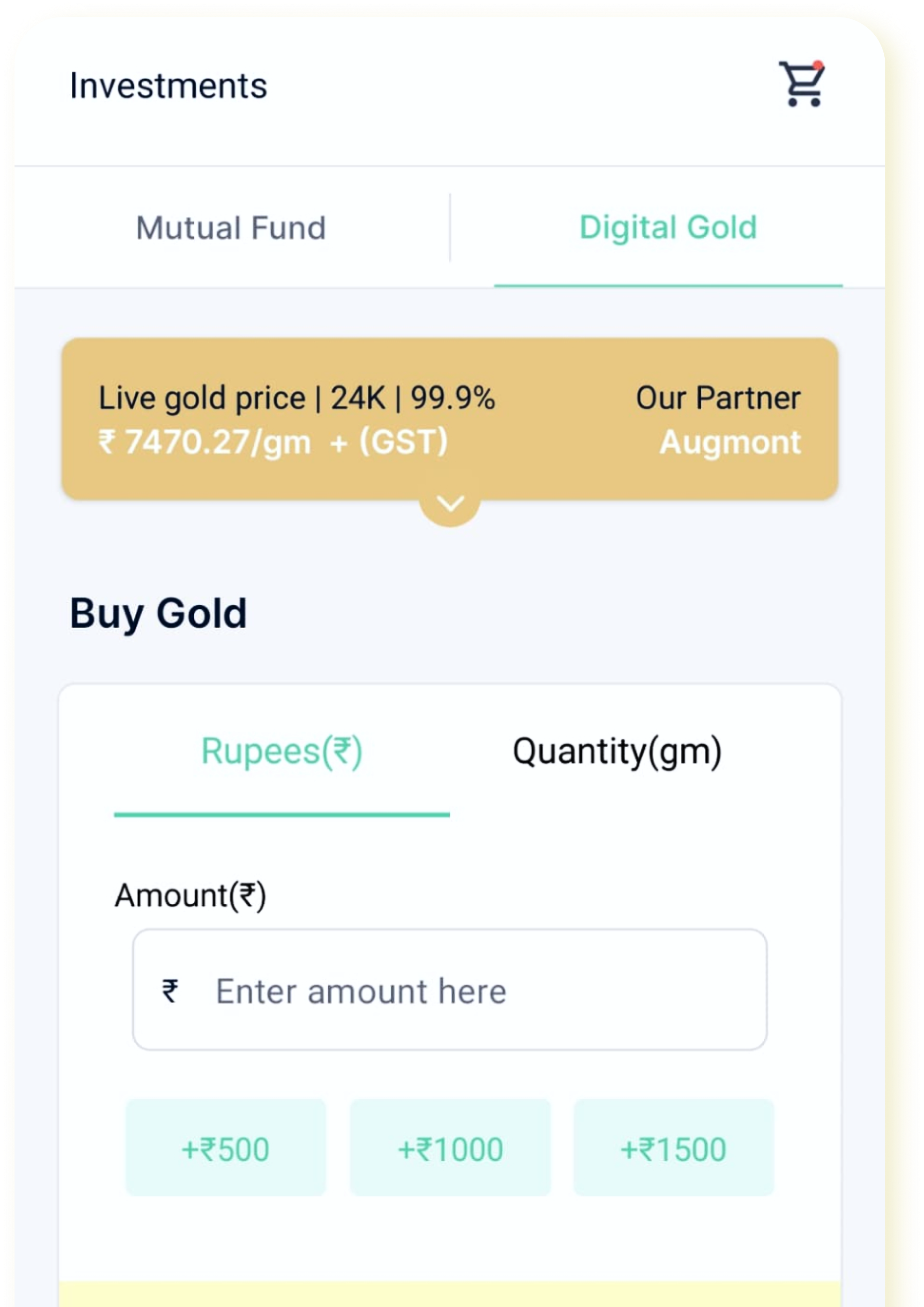 Digital Gold Snapshot